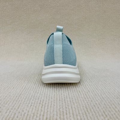 Stylish blue soft bottom breathable ladies sport running shoes athletic