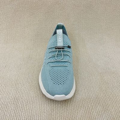 Stylish blue soft bottom breathable ladies sport running shoes athletic