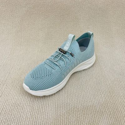 Stylish blue soft bottom breathable ladies sport running shoes athletic