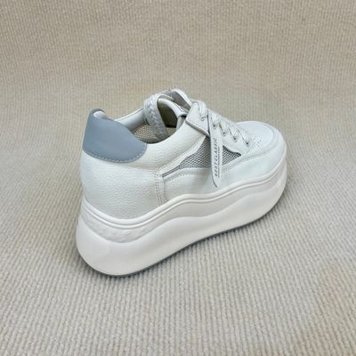 Women high top sneakers with breathable upper and lace up