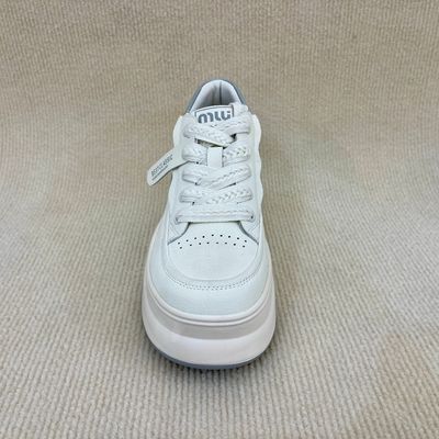 Women high top sneakers with breathable upper and lace up