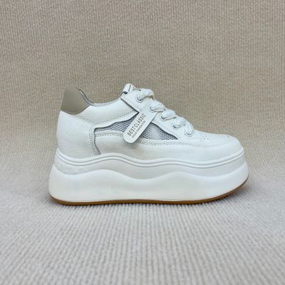 Women high top sneakers with breathable upper and casual use fashionable