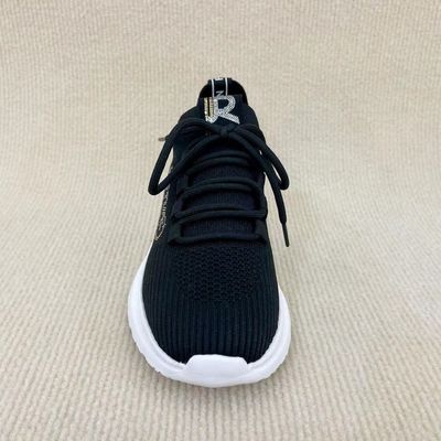 Women black sneakers sports shoes for climbing running in daily life