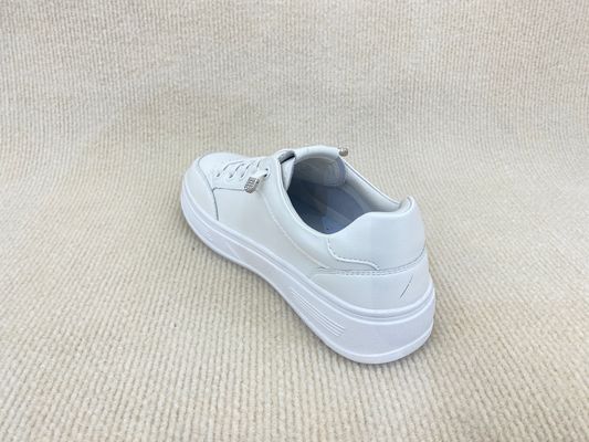 Climbing Running Pure White Sneakers Breathable Spring Lace Up Sport Shoes