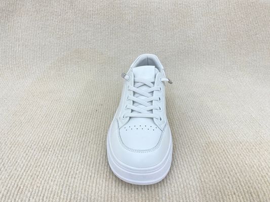 Climbing Running Pure White Sneakers Breathable Spring Lace Up Sport Shoes